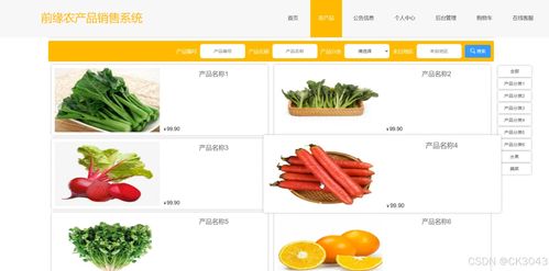 JSP惠农农产品销售系统 源码、数据库与开发环境全面解析